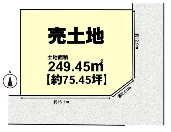 長岡京市梅が丘３丁目の土地