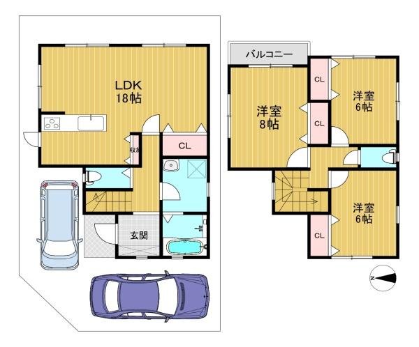 向日市鶏冠井町堀ノ内の土地