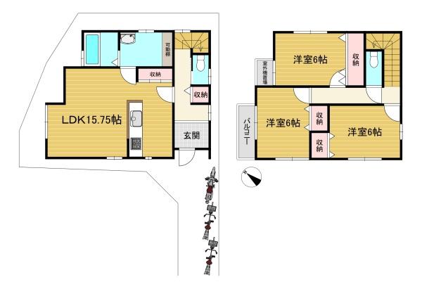 向日市寺戸町飛龍の新築一戸建