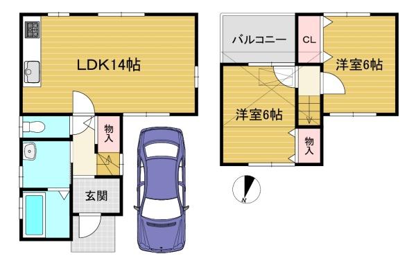 京都市西京区大枝東長町の中古一戸建