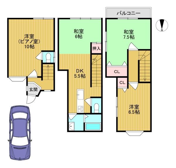 京都市西京区大枝中山町の一戸建