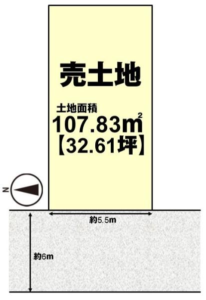 京都市西京区山田車塚町の売土地