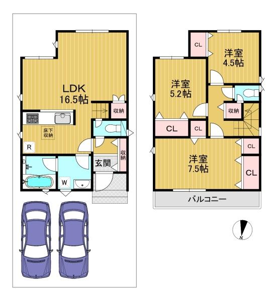 京都市西京区大原野上里男鹿町の新築一戸建