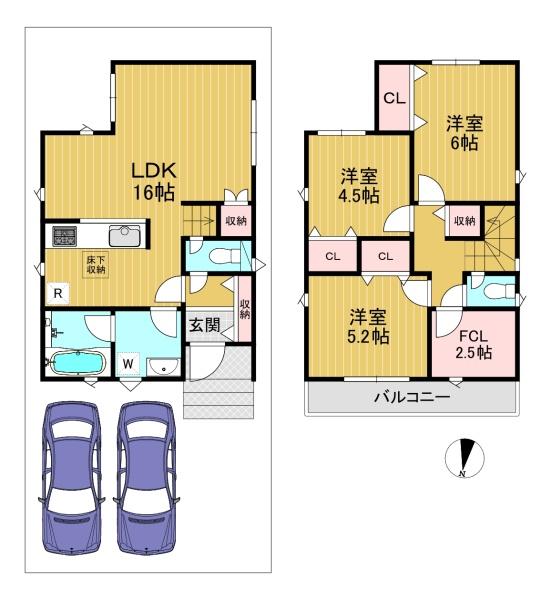 京都市西京区大原野上里男鹿町の新築一戸建