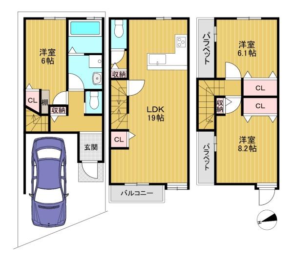 京都市西京区桂野里町の土地