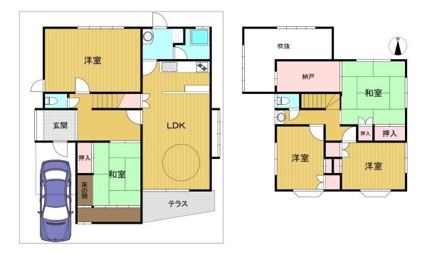 京都市西京区大枝西新林町１丁目の中古一戸建