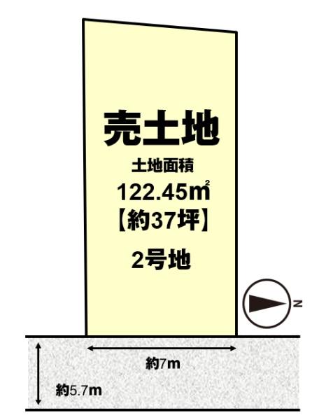 京都市西京区御陵溝浦町の売土地
