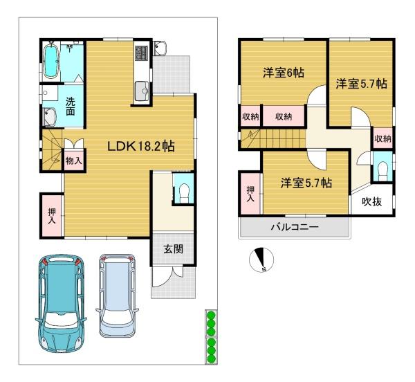 京都市西京区御陵峰ケ堂町2丁目の中古一戸建