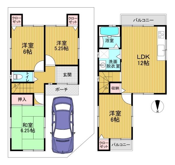 向日市上植野町持丸の中古一戸建