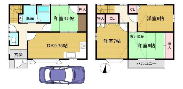 京都市西京区大枝東長町の中古一戸建