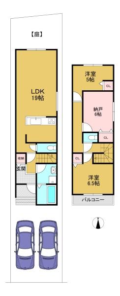 京都市西京区下津林佃の売土地