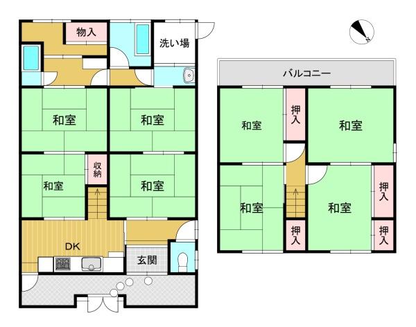 京都市西京区下津林前泓町の中古一戸建