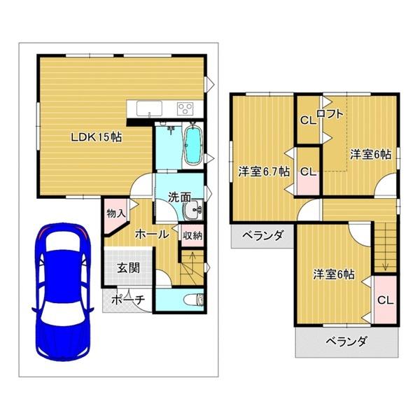 京都市西京区大枝沓掛町の中古一戸建