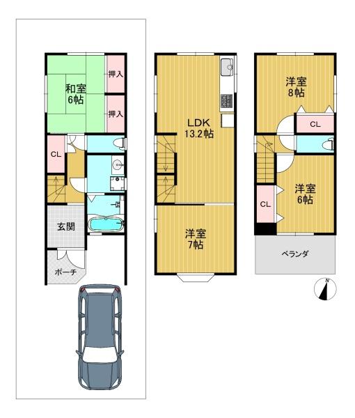 向日市上植野町地後の中古一戸建