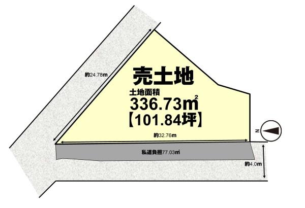京都市西京区大枝東長町の売土地