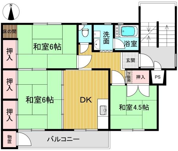 竹の台団地F2棟