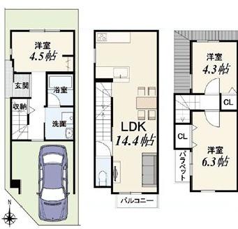 向日市寺戸町東野辺の新築一戸建