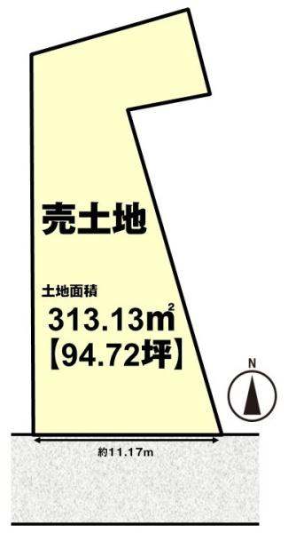 長岡京市下海印寺北条の土地