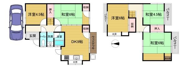 長岡京市一文橋２丁目の中古一戸建て