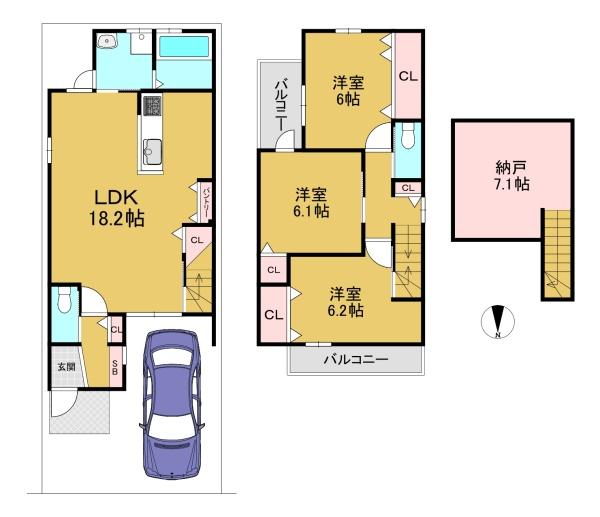 向日市物集女町出口の新築一戸建