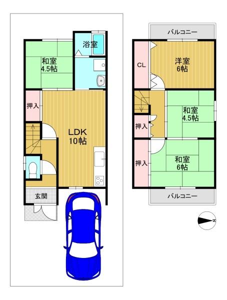 京都市西京区川島三重町の中古一戸建