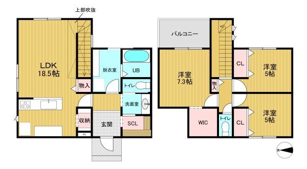向日市寺戸町向畑の売土地