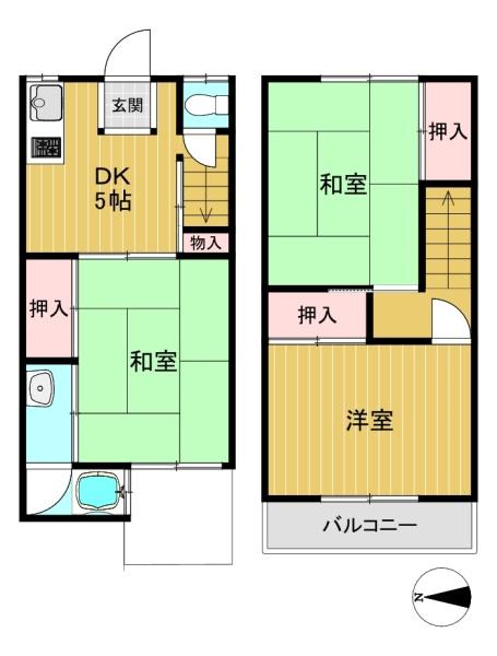 京都市西京区川島東代町の中古テラスハウス