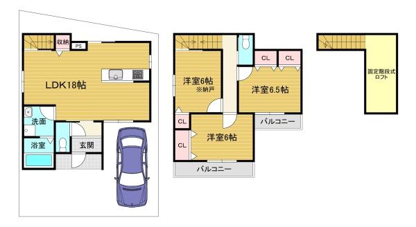 向日市物集女町中海道の土地