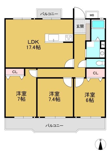 境谷西第2住宅6号棟