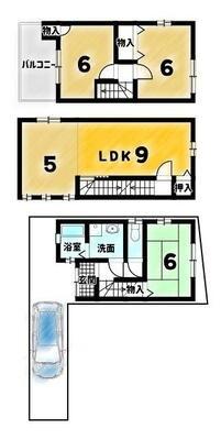 京都市西京区下津林番条町の中古一戸建て