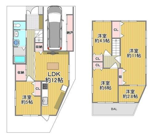 京都市西京区川島権田町の中古一戸建