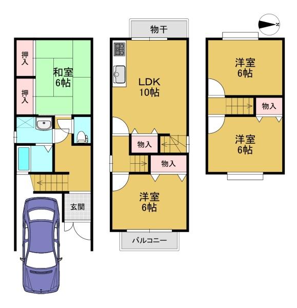京都市西京区桂清水町の中古一戸建