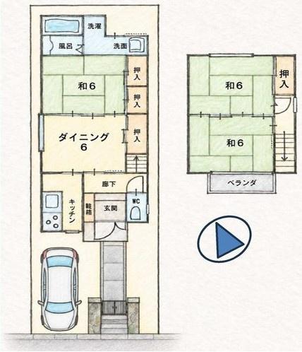 京都市西京区大原野上里南ノ町の中古一戸建