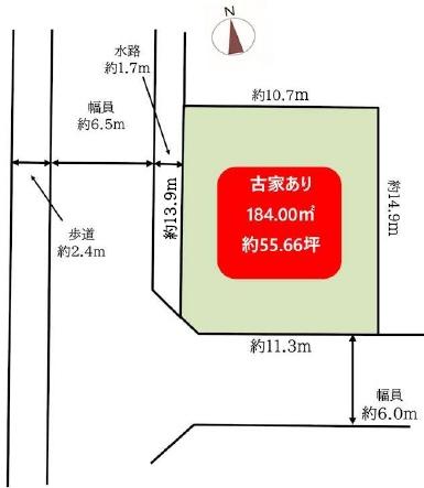 京都市西京区大枝北沓掛町3丁目の売土地