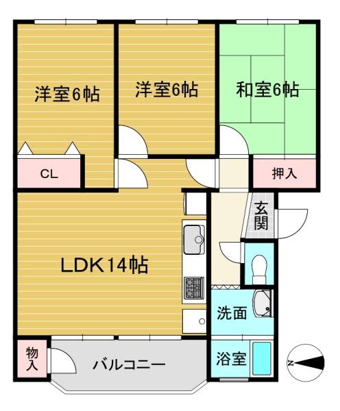 ハイム長岡Ａ棟