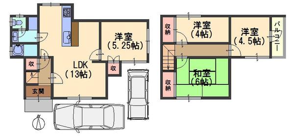 京都市西京区大原野上里南ノ町の中古一戸建て