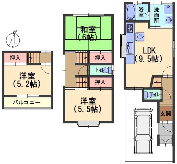 京都市西京区大枝中山町の中古一戸建
