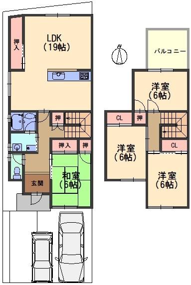 京都市西京区大原野西竹の里町１丁目の中古一戸建て