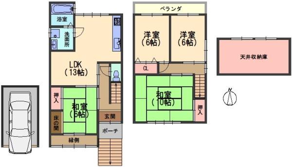 京都市西京区樫原前田町の中古一戸建