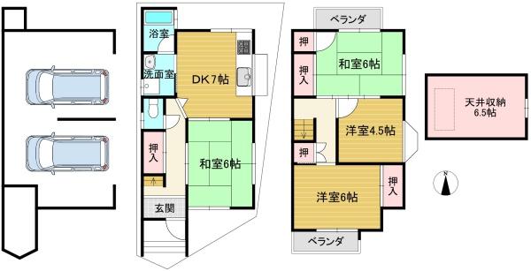 京都市南区久世大薮町の中古一戸建