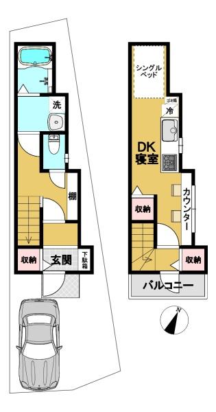 向日市鶏冠井町荒内の土地