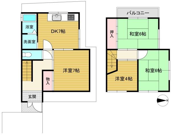 京都市西京区御陵北山町の中古一戸建