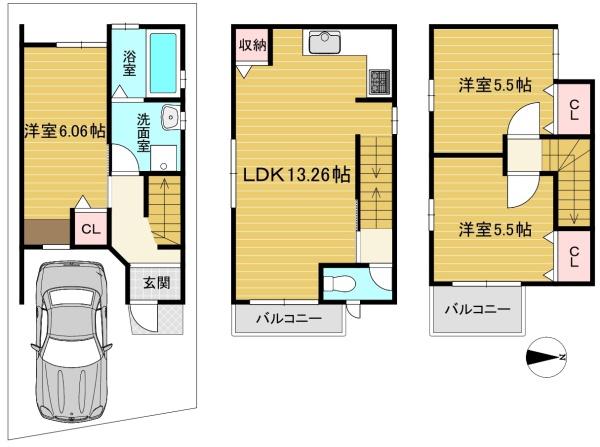 京都市西京区大枝中山町の売土地