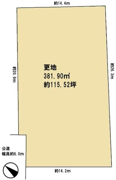 京都市西京区大枝西新林町１丁目の売土地