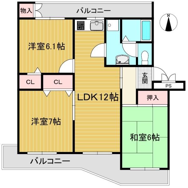 南円明寺ヶ丘団地16棟