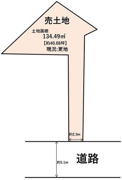 長岡京市友岡３丁目の売土地