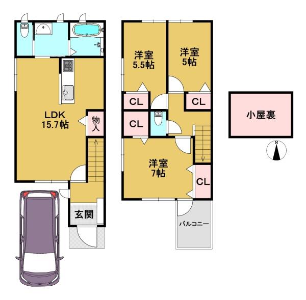 長岡京市久貝２丁目の売土地