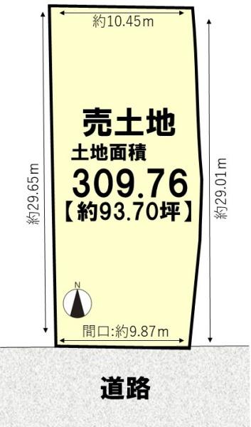 京都市西京区桂乾町の売土地