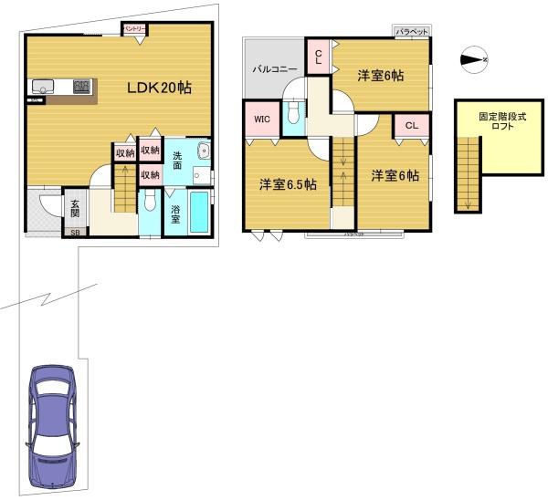 京都市西京区大枝東長町の新築一戸建