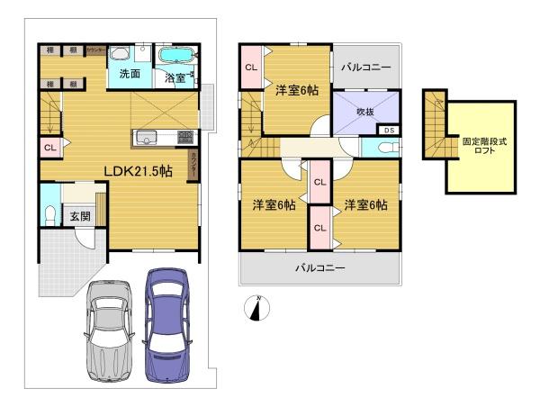 京都市西京区大原野西境谷町３丁目の新築一戸建